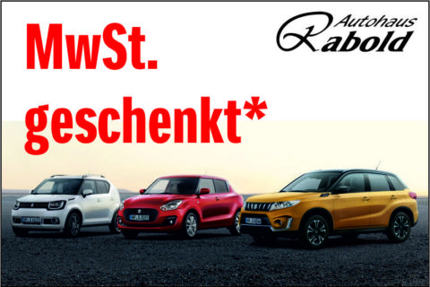 AKTION Mehrwertsteuer geschenkt*