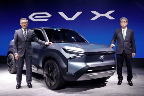Elektrisches Konzeptfahrzeug Suzuki eVX feiert Weltpremiere